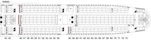 Qantas 747 economy seat layout (config 1)