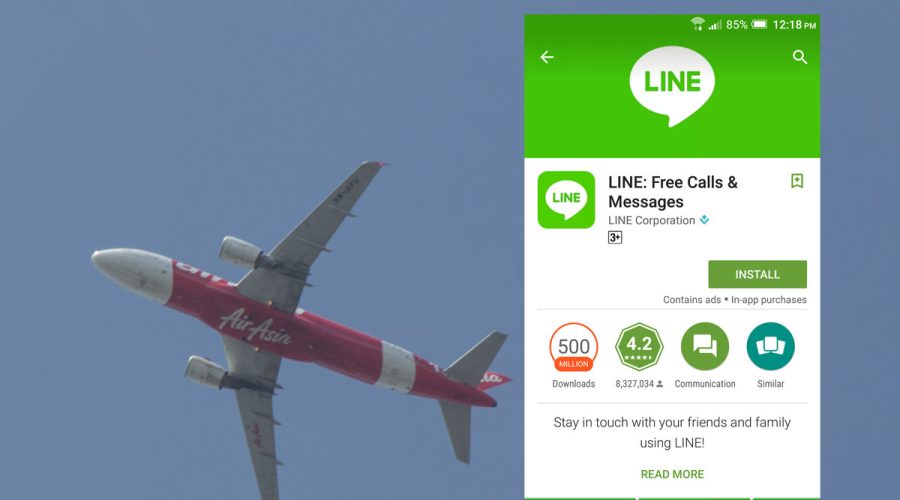 LINE App For AirAsia Bookings