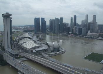 Singapore Marina Bay,SIA Charity Run,Bintulu-Singapore