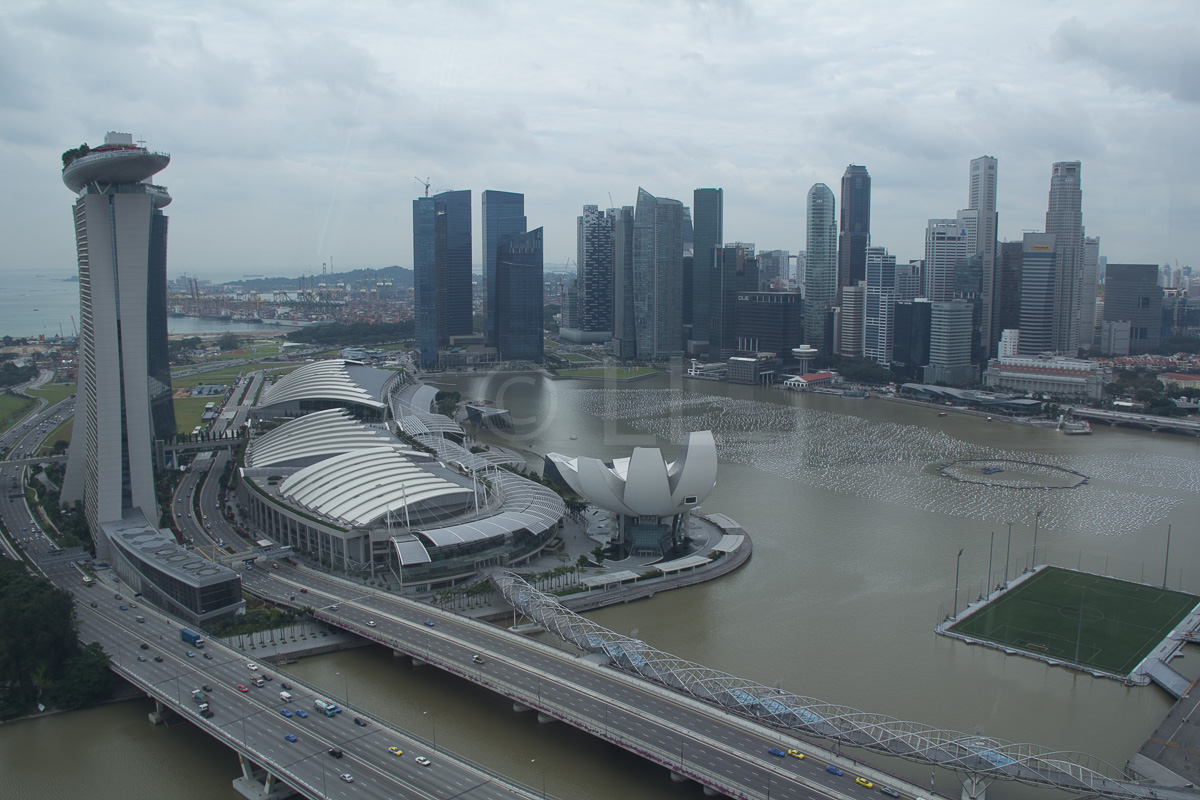 Singapore Marina Bay,SIA Charity Run,Bintulu-Singapore