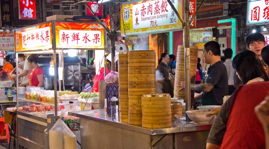 East Asia Flights, Taipei Street Food, Steamed Pork Dumplings