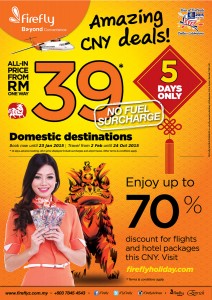 Firefly's RM39 CNY Sale