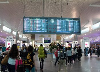 Leave On Time, Flight Information Display, KLIA 2,Self Bag Drop Installation At Rows V & W,Low Cost Terminal Klia2