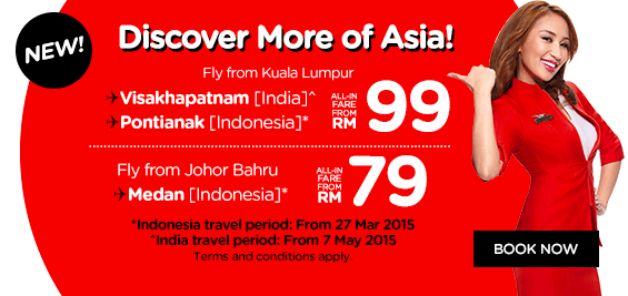New Routes for AirAsia