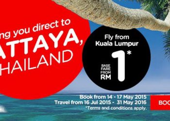 AirAsia Says ‘Sawadee Pattaya’ From Kuala Lumpur