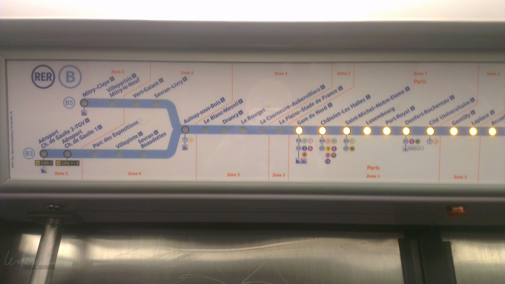 Station Information, RER Train