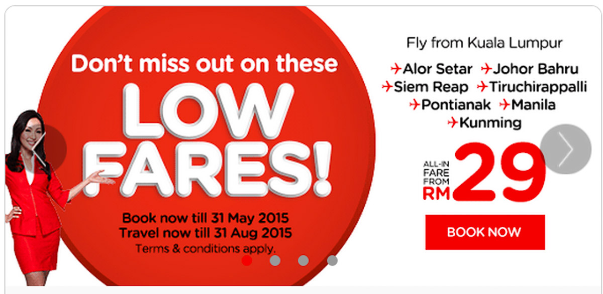 AirAsia’s latest Sale includes ‘Fly-thru’ offers