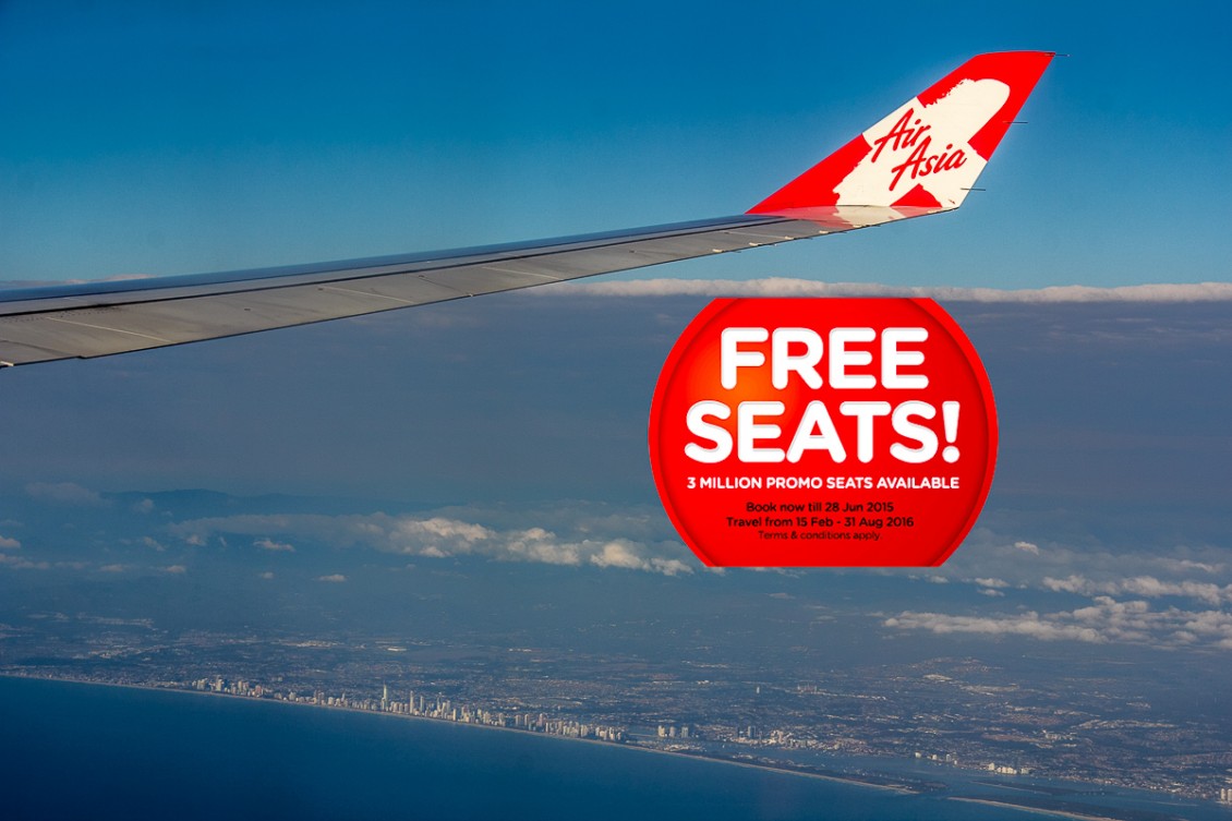 Lots on offer during the AirAsia Free Seat promo Economy Traveller
