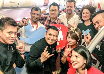 Tweet From The Skies With AirAsia