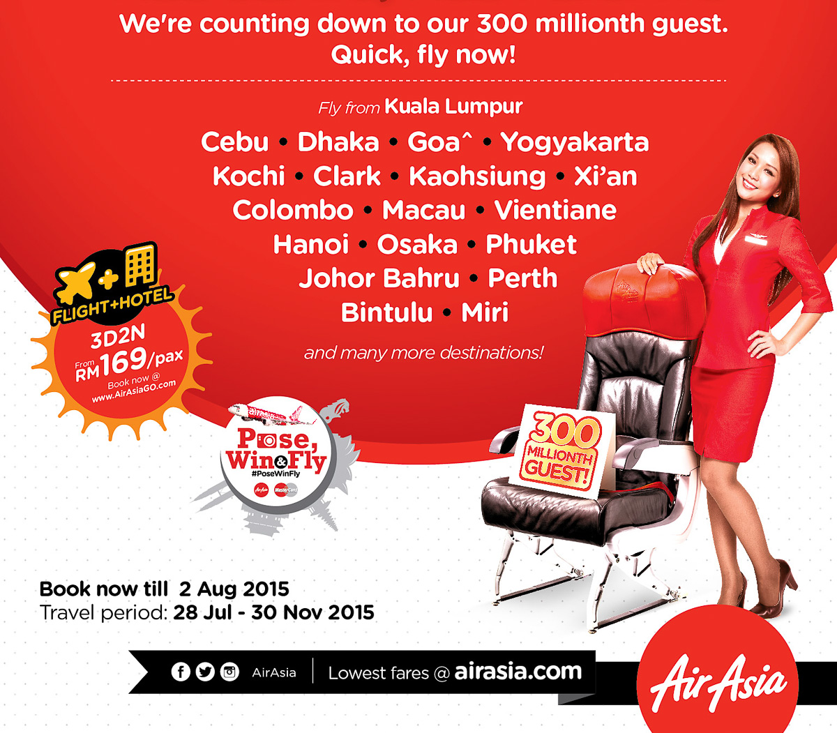 Are you AirAsia’s 300 millionth guest?