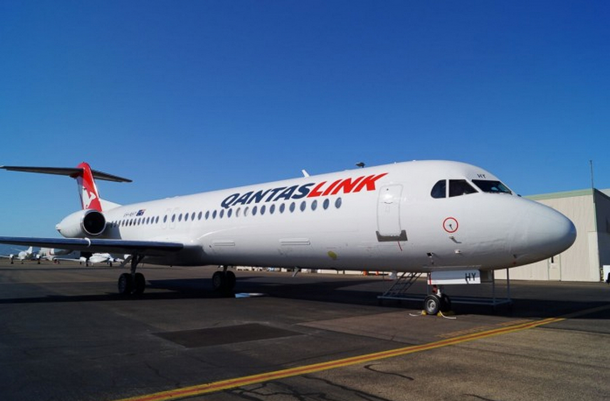 QantasLink rebrands all its Network Aviation F100 aircraft