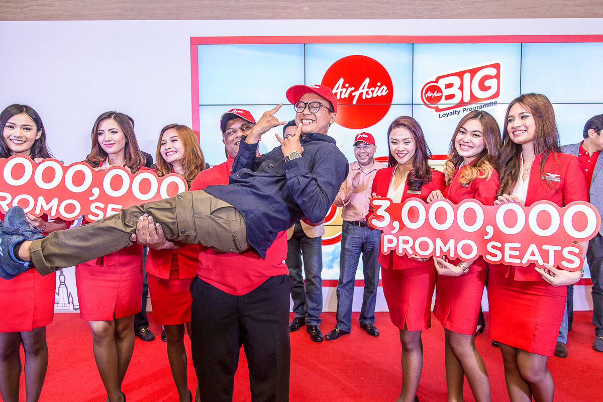 AirAsia finds their number 300 Million!