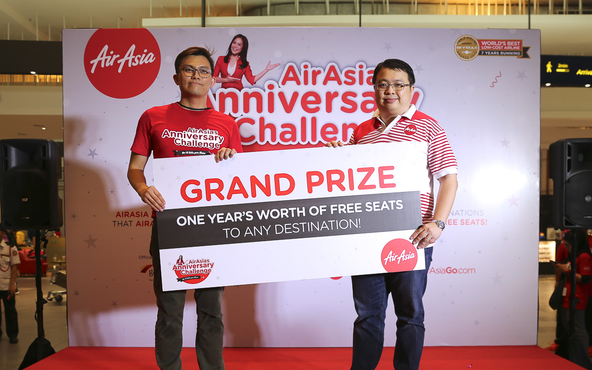 AirAsia Anniversary Challenge winner flies free for a year