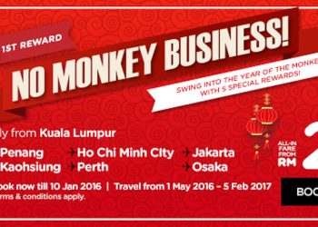 AirAsia Offers To Usher In The Year Of The Monkey