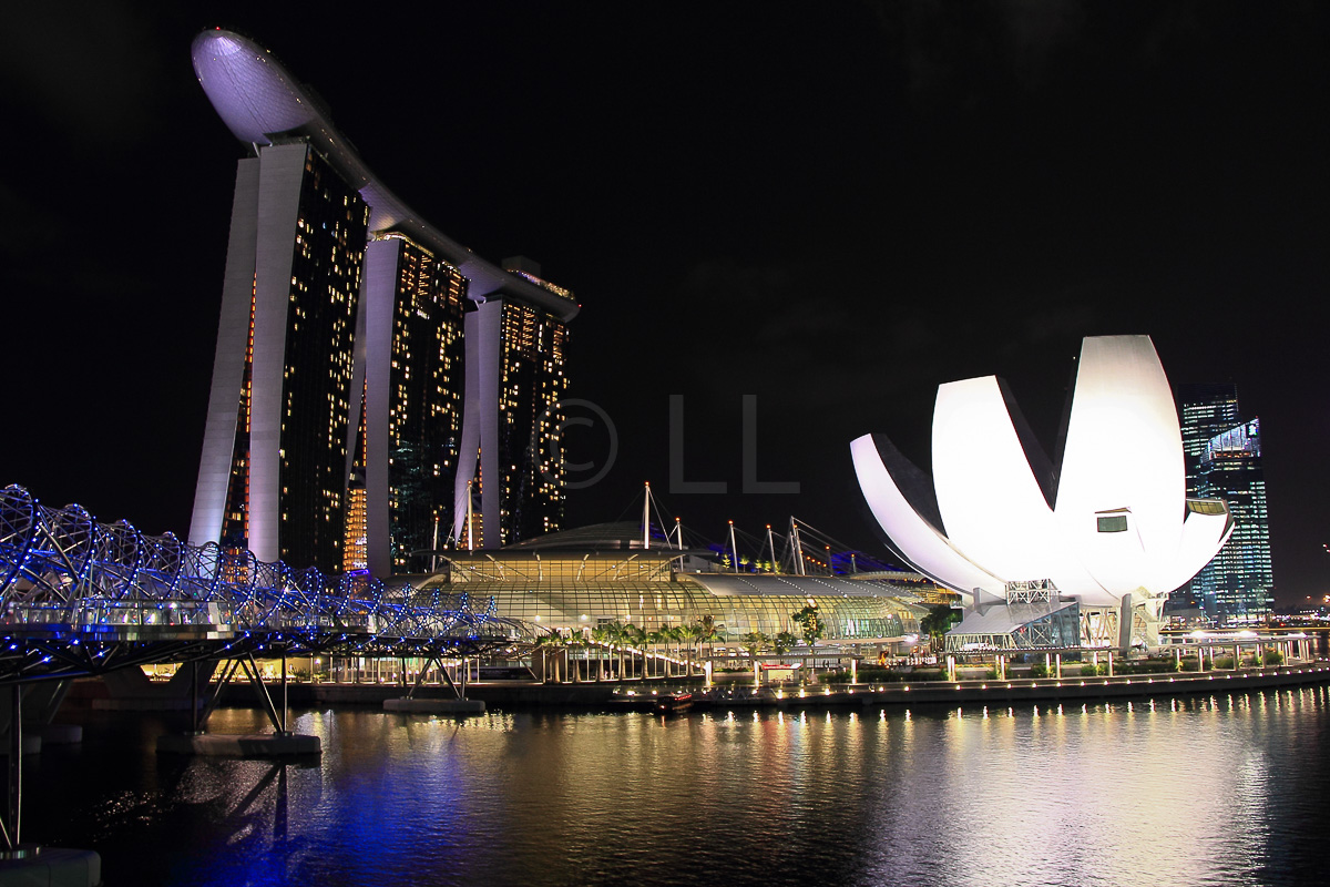 Singapore at night, Free Singapore tours