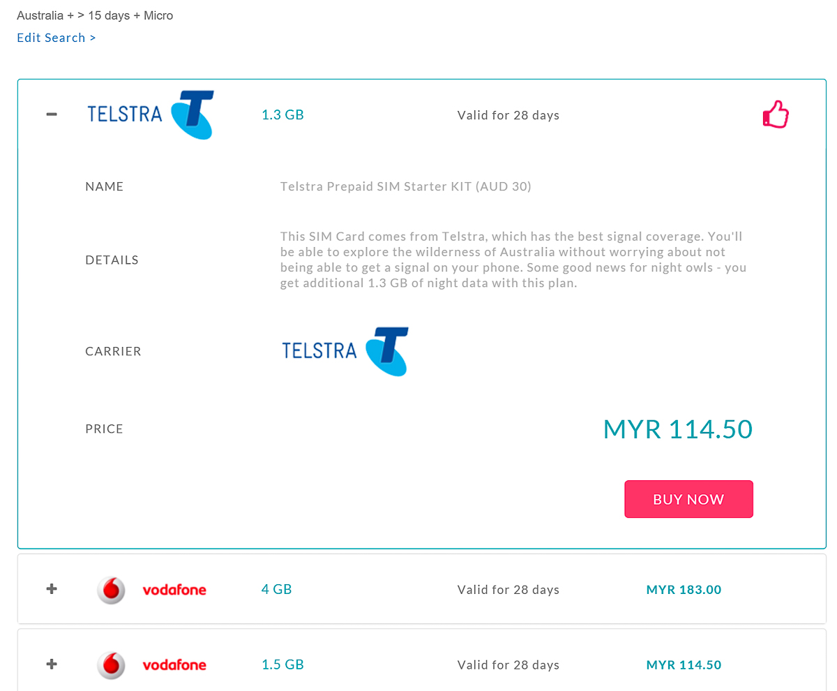 overseas travel with telstra