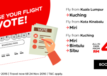 AirAsia – Sarawak Fares For The Elections