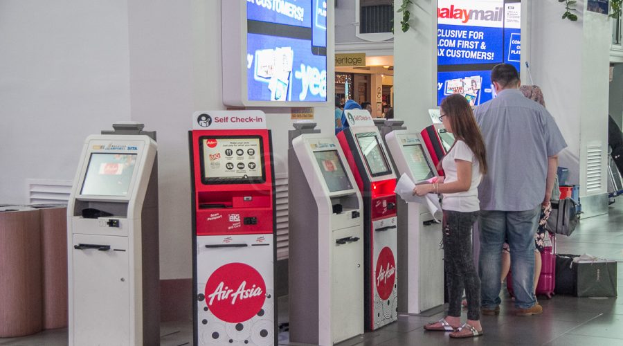 Air Asia Self Check-in,counter Fheck-in Fee