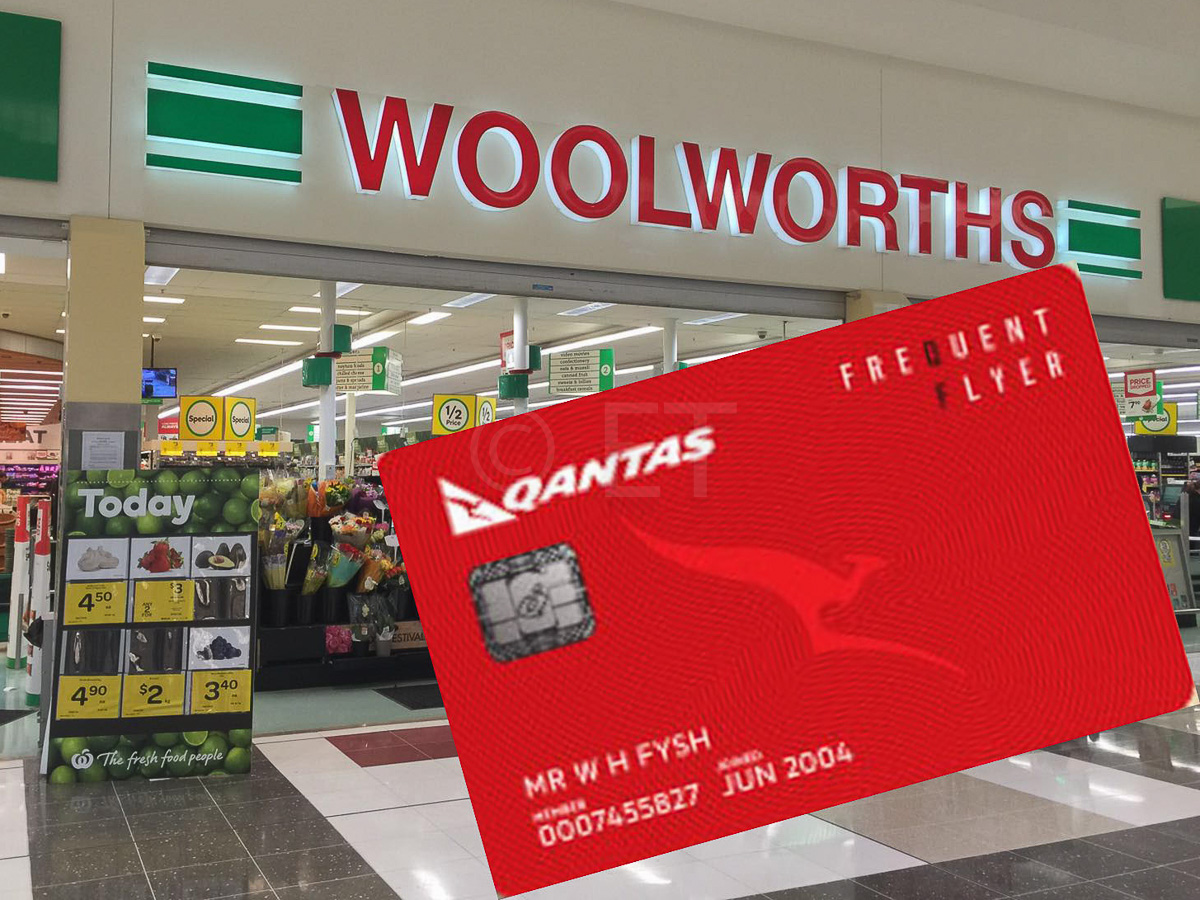 Qantas and Woolworths