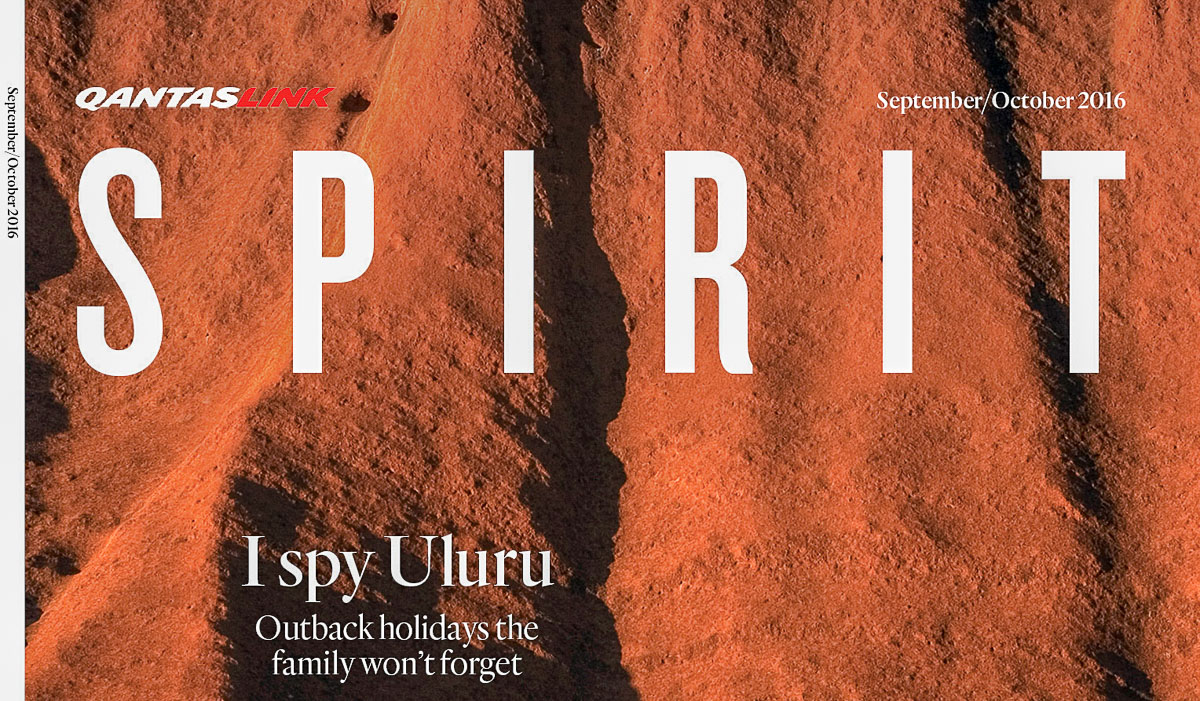 New QantasLink Spirit magazine on board