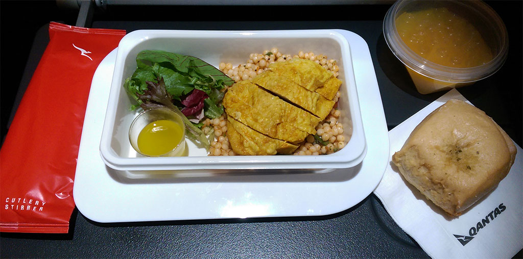 Select your meal before flying on Qantas
