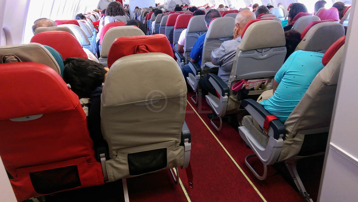 Best Standard Seat On An Airasia X A330 Economy Traveller
