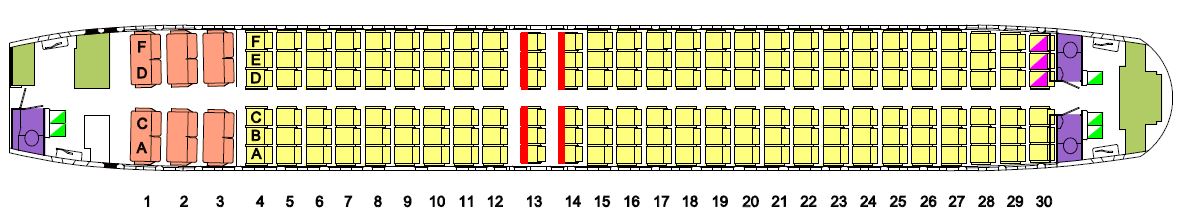 Qantas 737 Seat Map Best Economy Seat On A Qantas 737 - Economy Traveller