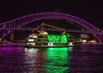 Vivid Sydney 2017 - Circular Quay And Harbour Lights By Destination NSW