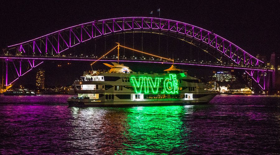 Vivid Sydney 2017 - Circular Quay And Harbour Lights By Destination NSW