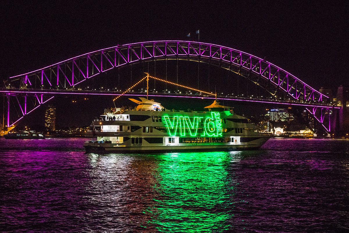 Vivid Sydney 2017 - Circular Quay and Harbour Lights by Destination NSW