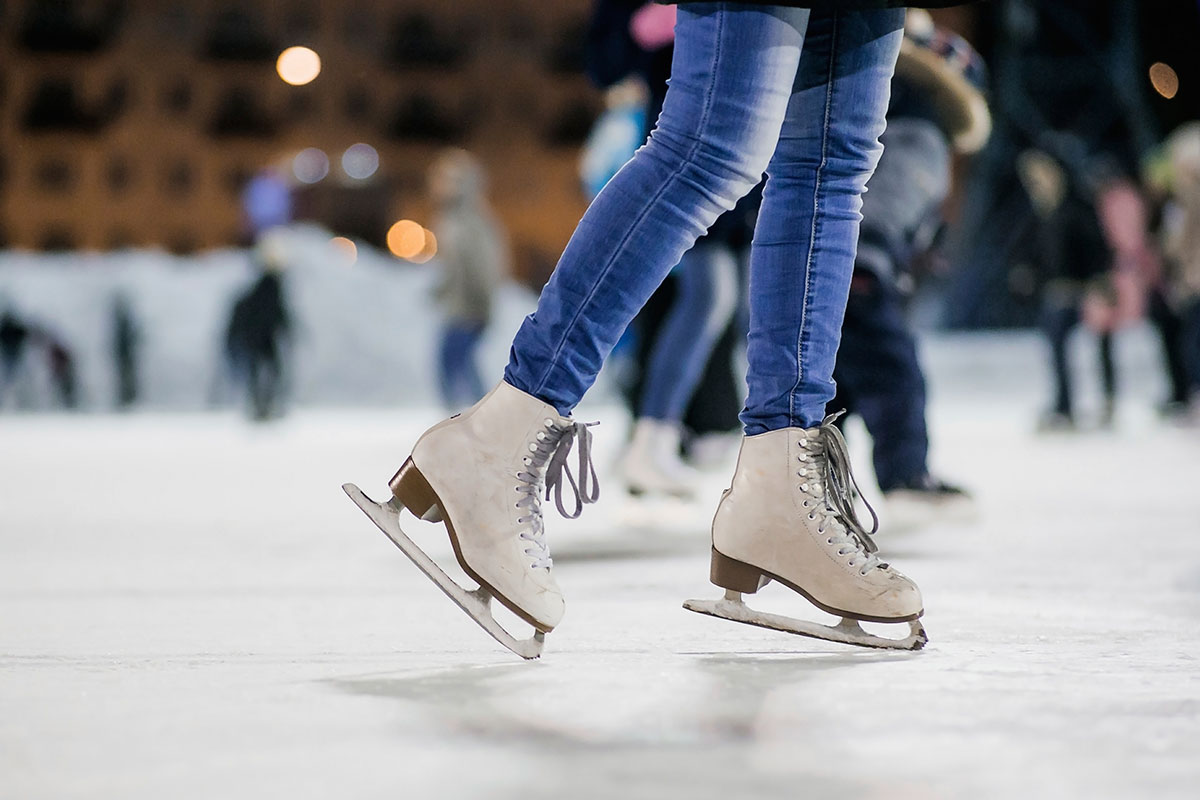 SKATING AT - figure skater