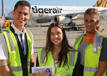Tigerair Australia - 24 Millionth Passenger Freya Appleford