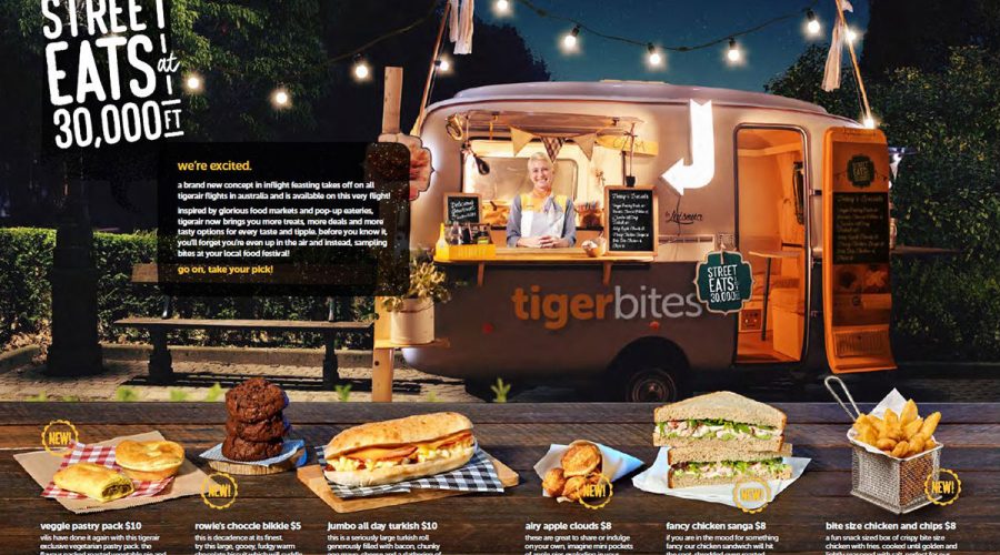 Tigerair Australia Tiger Bites In-flight Menu, Winter-menu-2017