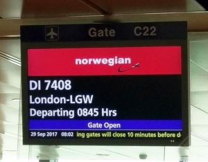 Norwegian Singapore to London Gatwick launch