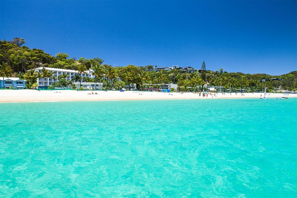 Tangalooma Island Resort from the water