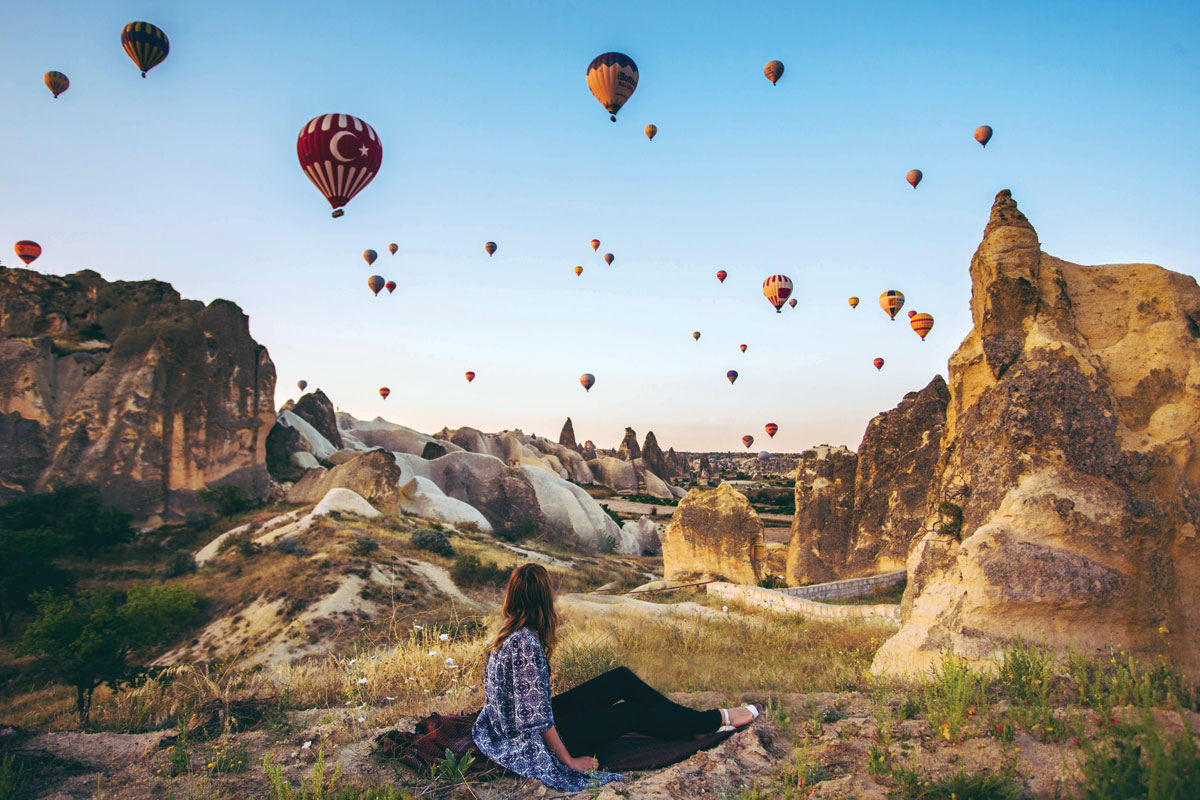 Hot air balloons, Cappadocia, Turkey - Topdeck Travel