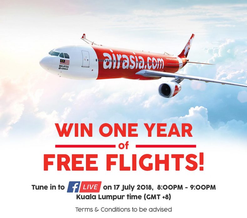 free AirAsia flights