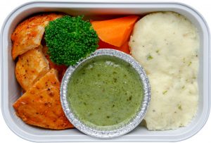 AirAsia Santan: Roasted Chicken with Pesto Cream Sauce