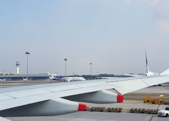 Reinstated Flights, Malaysia Airlines Airbus A330 Wing View - KLIA