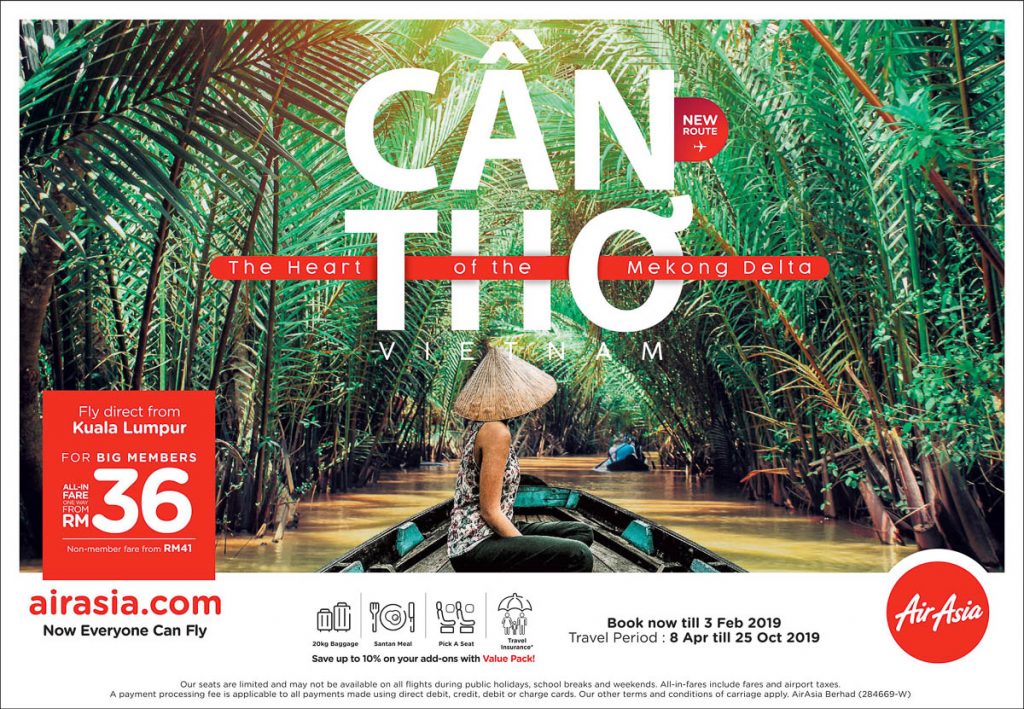 Airasia To Connect Two Cities To Vietnam S Can Tho Economy Traveller