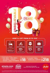 AirAsia turns 18