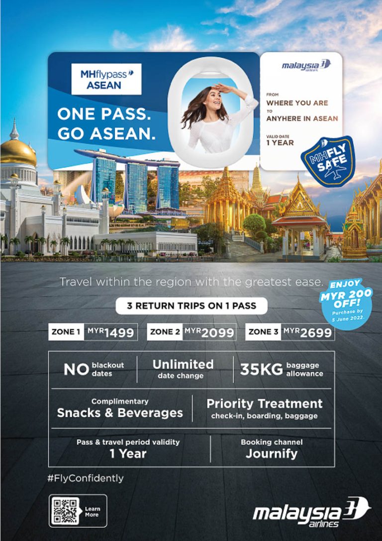 Malaysia Airlines Adds MHflypass ASEAN Travel Pass - Economy Traveller