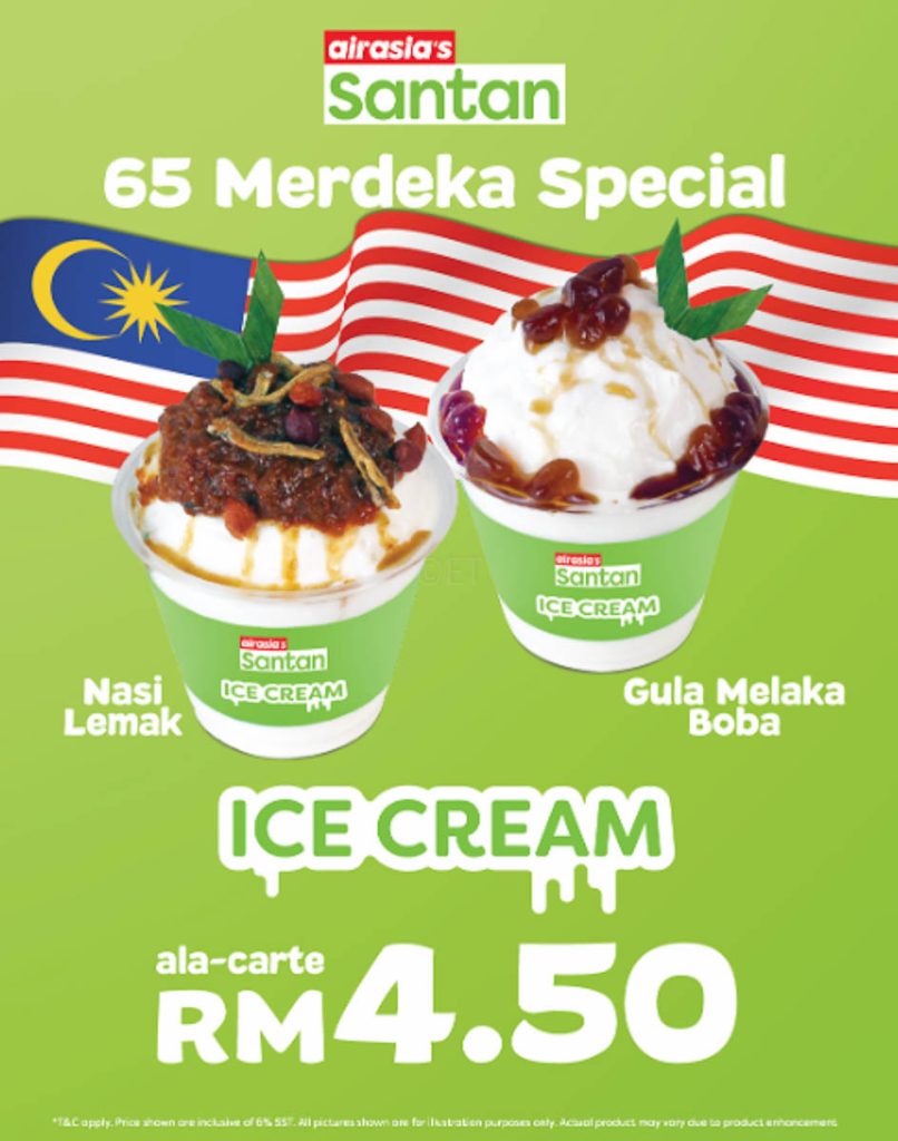 Nasi Lemak Ice Cream Is Back At Santan Economy Traveller