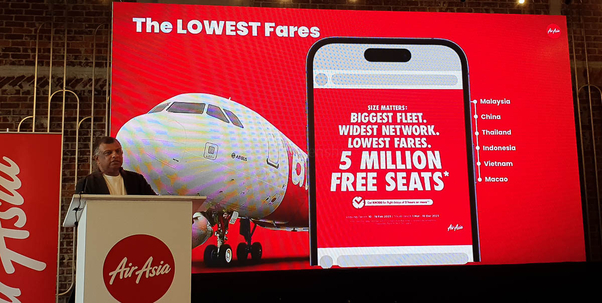 Size Matters: 5M free AirAsia seats for Asean tourism