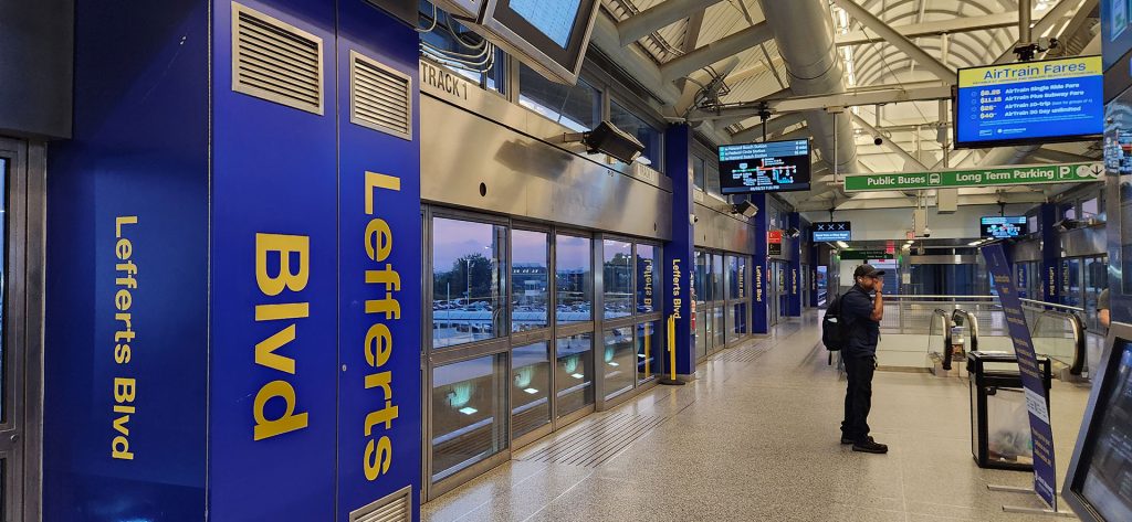 Lefferts Boulevard AirTrain station.