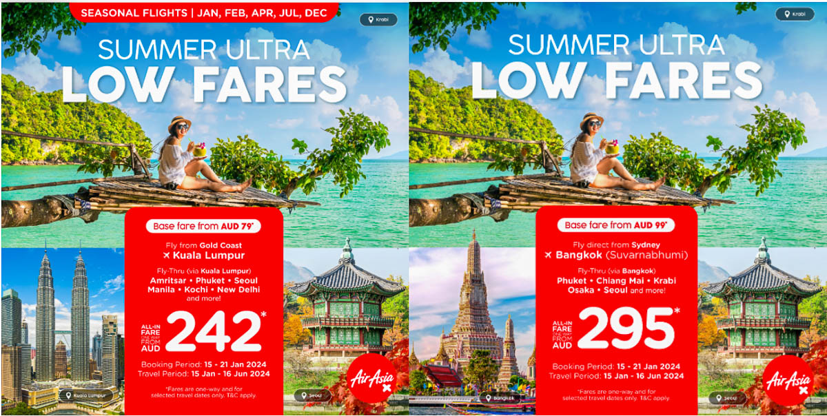 low AirAsia X fares