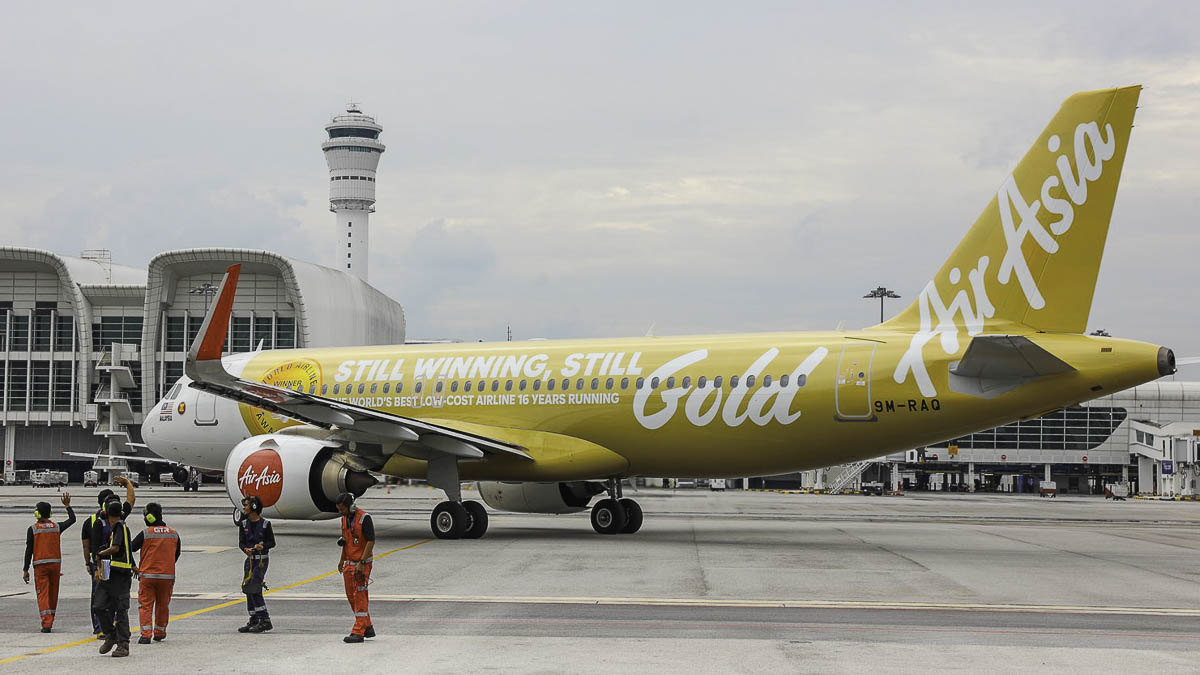AirAsia's Golden Aircraft