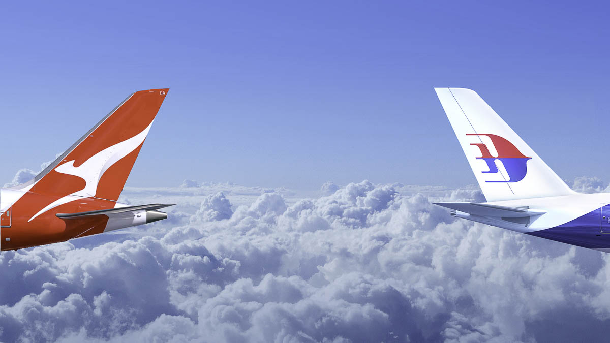 Malaysia Airlines and Qantas