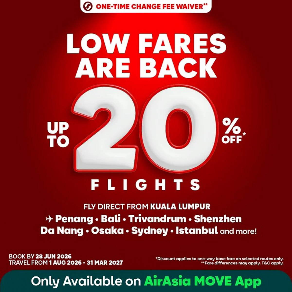 2026 low fares